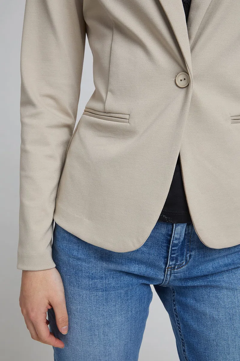 Ichi Ihkate Bl Blazer Casual da Lavoro Donna