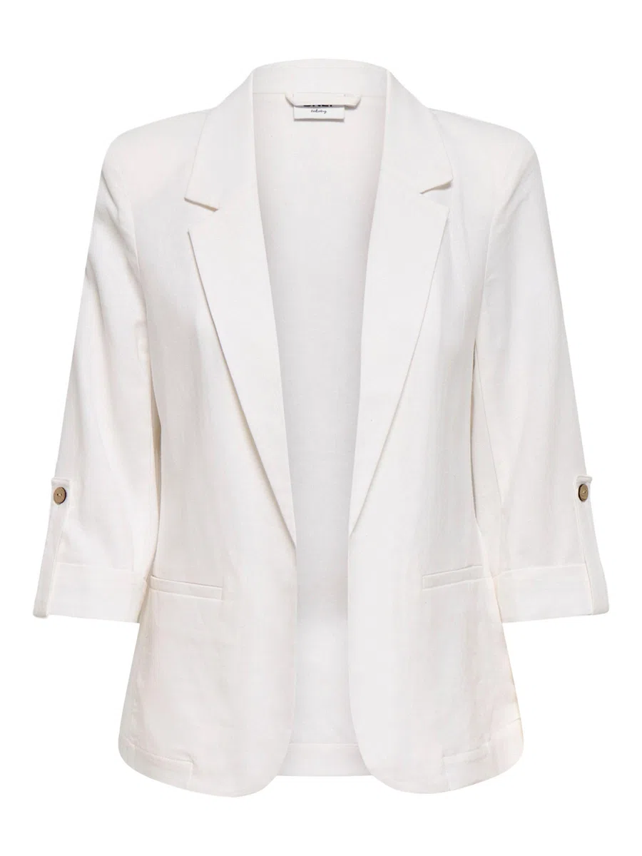 ONLY Onlgoa 3/4 Unline Linen Bl Blazer CC TLR Onlgoa 3/4 Unline Linen Bl Blazer CC TLR Donna (Pacco da 1)