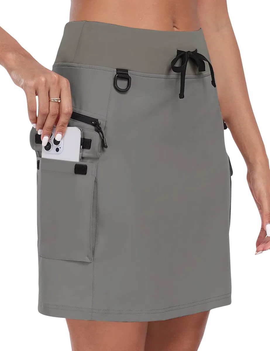 MoFiz Gonne da Tennis con Pantaloncini Interni Donna Gonna da Golf con Tasche Gonne-Pantalone Sportive per Escursionismo Atletico Corsa Ciclismo