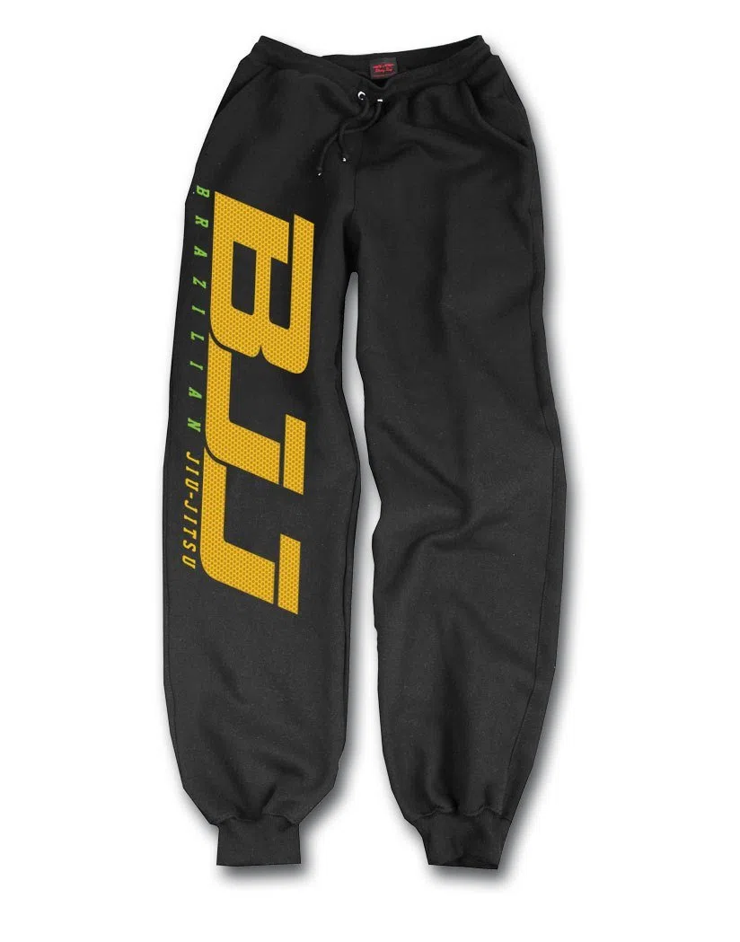Dirty Ray Arti Marziali MMA Jiu-Jitsu Pantaloni della Tuta Uomo con Fondo Elasticizzato SDBJJ1S