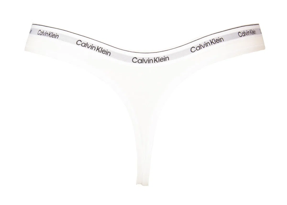 Calvin Klein Perizoma Donna CK Confezione 3 Capi Thong Elastico a Vista Cotone Elasticizzato Articolo QD5209E
