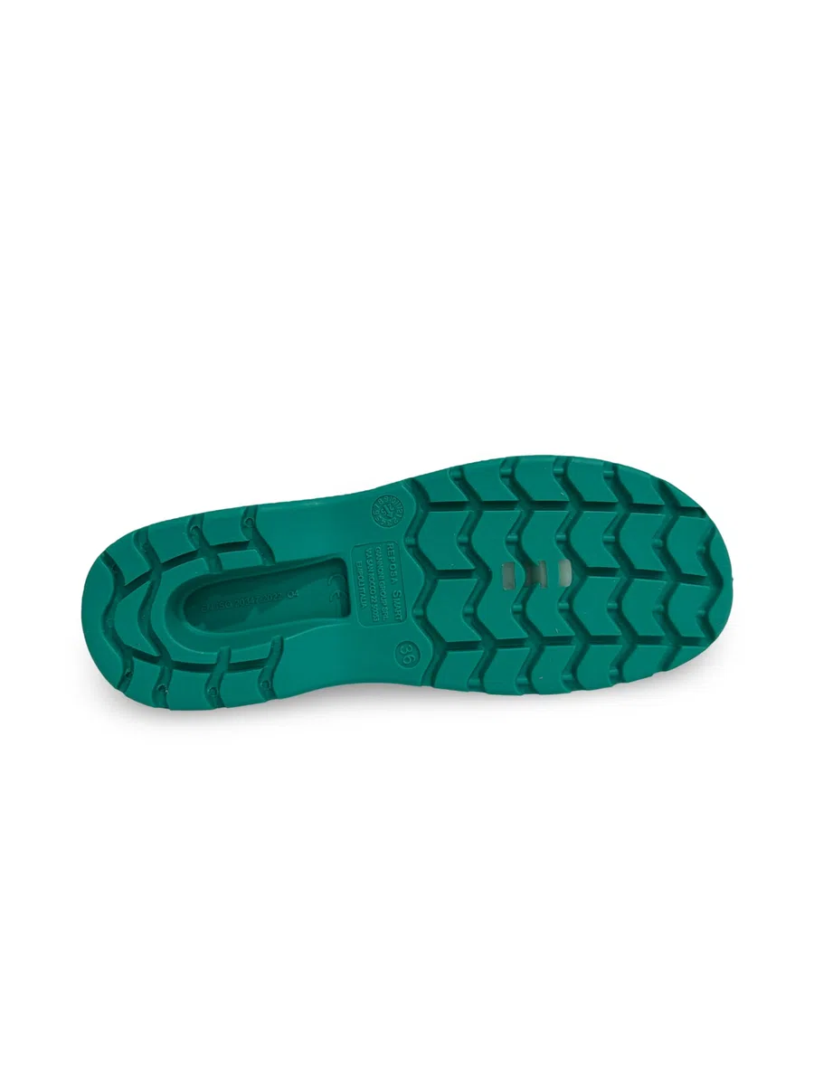 REPOSA Smart PRO - Scarpe Sanitarie Donna e Uomo in Gomma con Chiusura Tallone e Solette, Zoccoli Sanitari Donna e Uomo Sterilizzabili e Antishock, Scarpe da Lavoro Sanitario Comode e Anatomiche