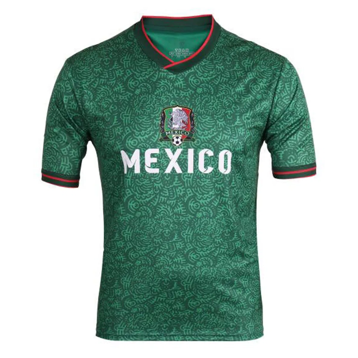 Maglia da calcio per tifosi della Coppa del Mondo 2026 - Argentina, Brasile, Messico e USA, Messico, L