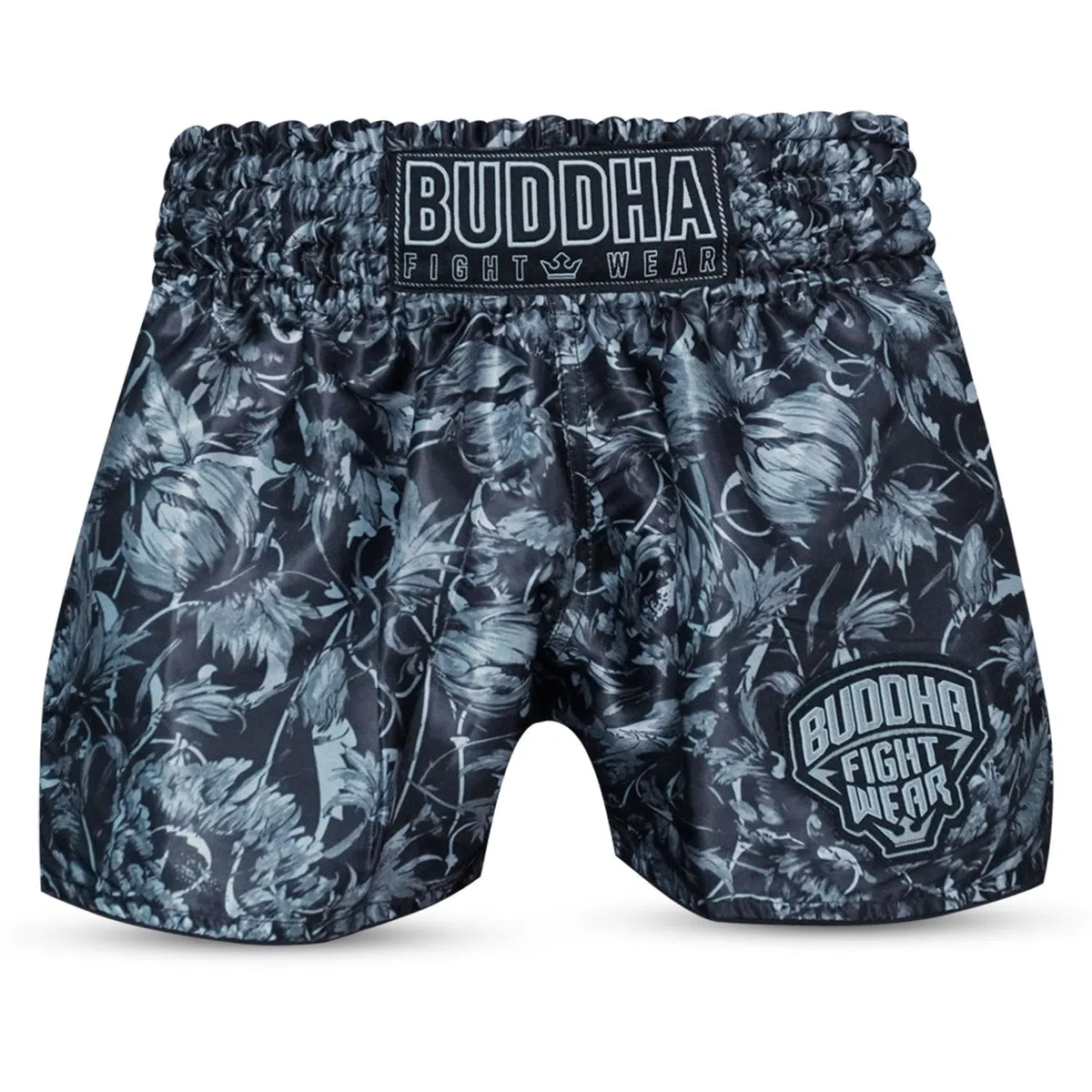 Buddha Fight Wear - Pantaloni Muay Thai e Kick Boxing Modello Diavolo Europeo - Tessuto Raso Premium - Nuovo