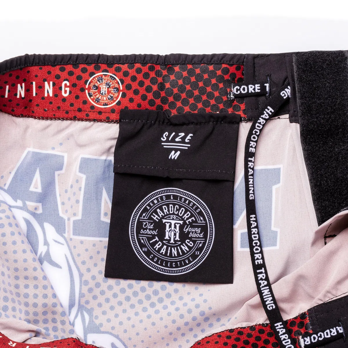 Hardcore Training Fighters Club Fight Shorts Uomo Pantaloncini da Combattimento Arti Marziali MMA BJJ Boxe Muay Thai Grappling Fitness No Gi