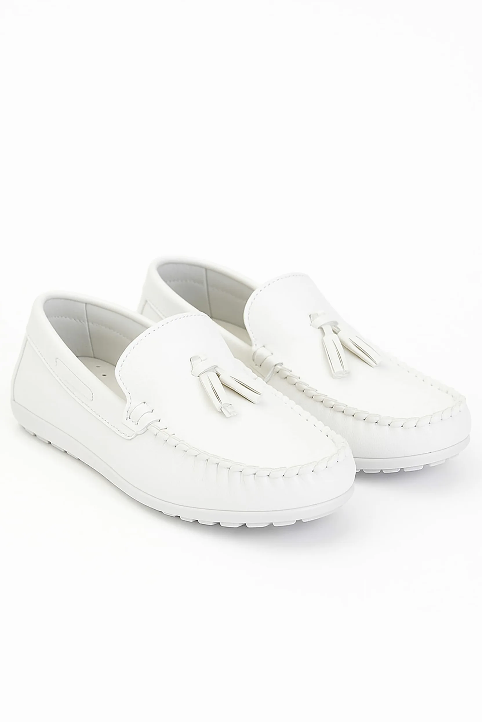 Mocassini con Nappine in Finta Pelle per Ragazzi - Scarpe Basse Classiche Mocassino per Matrimonio, Comunione e Abbigliamento Casual