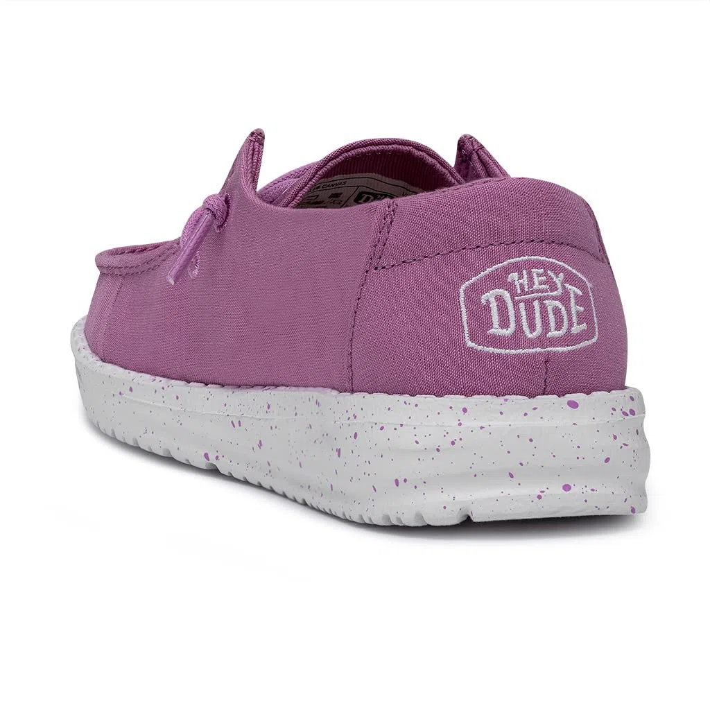 Hey Dude Wendy Youth Slub Canvas Scarpe Moc ToeBambine e Ragazze