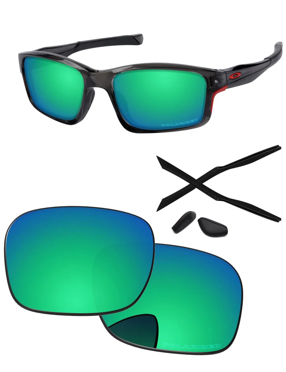 CLK76CPapaViva - Lenti di ricambio e kit di gomma per Oakley Chainlink OO9247
