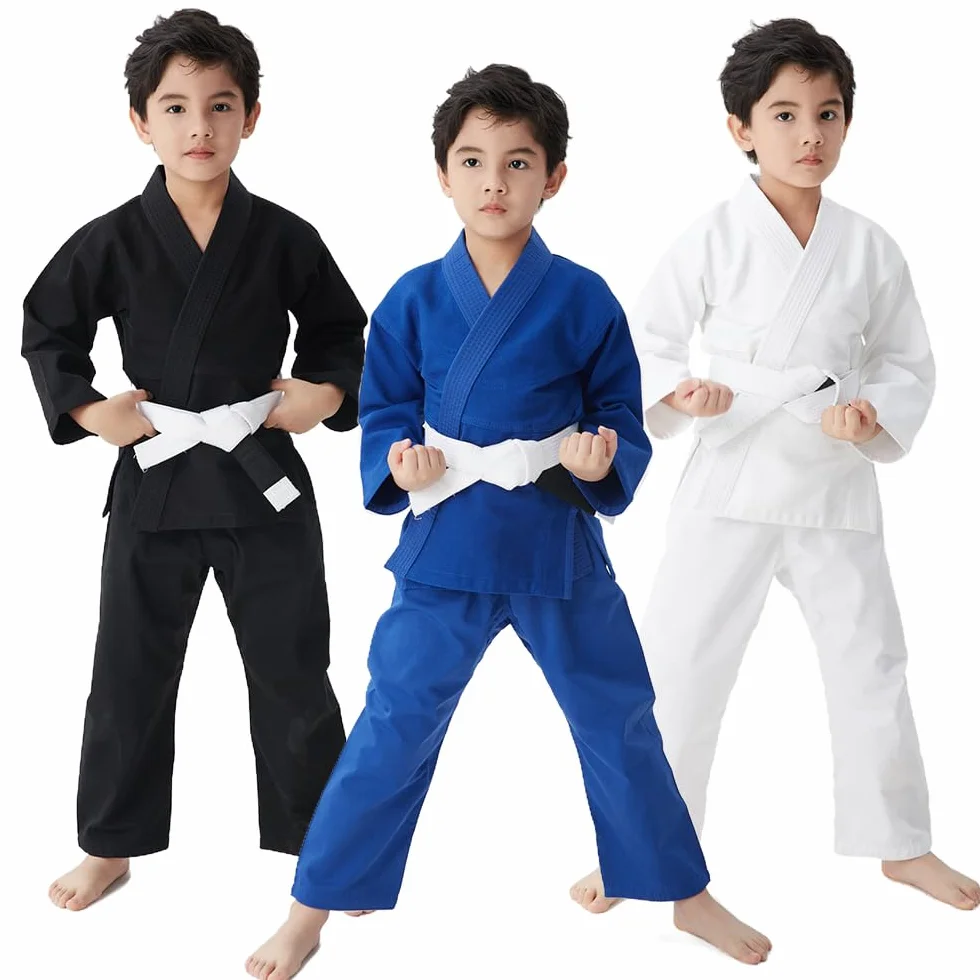 Jiu Jitsu Gi - Uniforme brasiliana per bambini IBJJF, pantaloni resistenti e cintura per giacca non inclusi