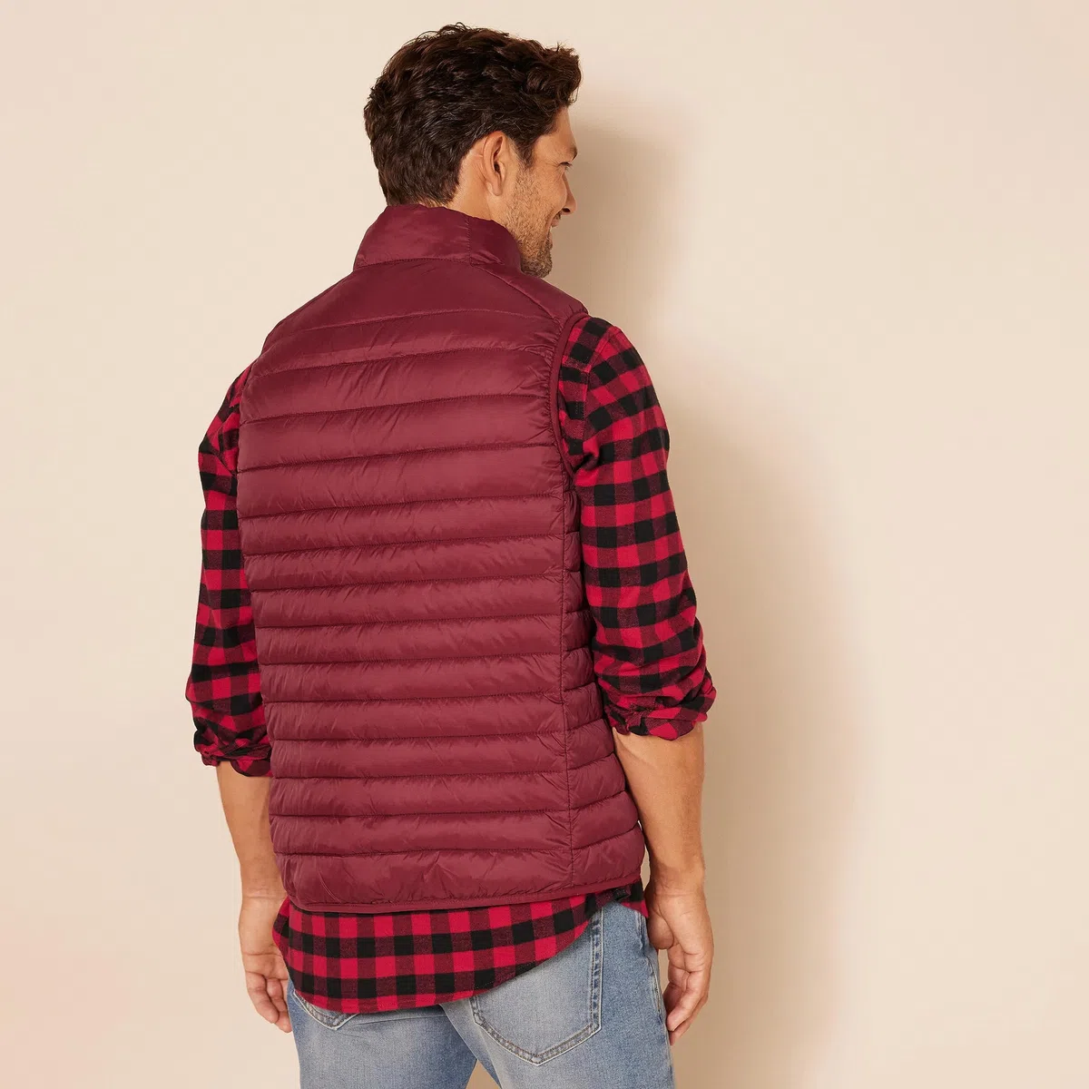 Amazon Essentials Uomo Piumino Smanicato Ripiegabile Impermeabile Leggero