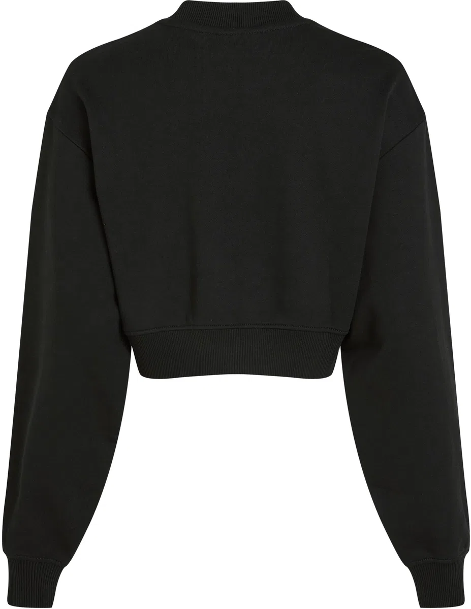 Calvin Klein Donna Felpa Shadow Graphic Crewneck Cropped