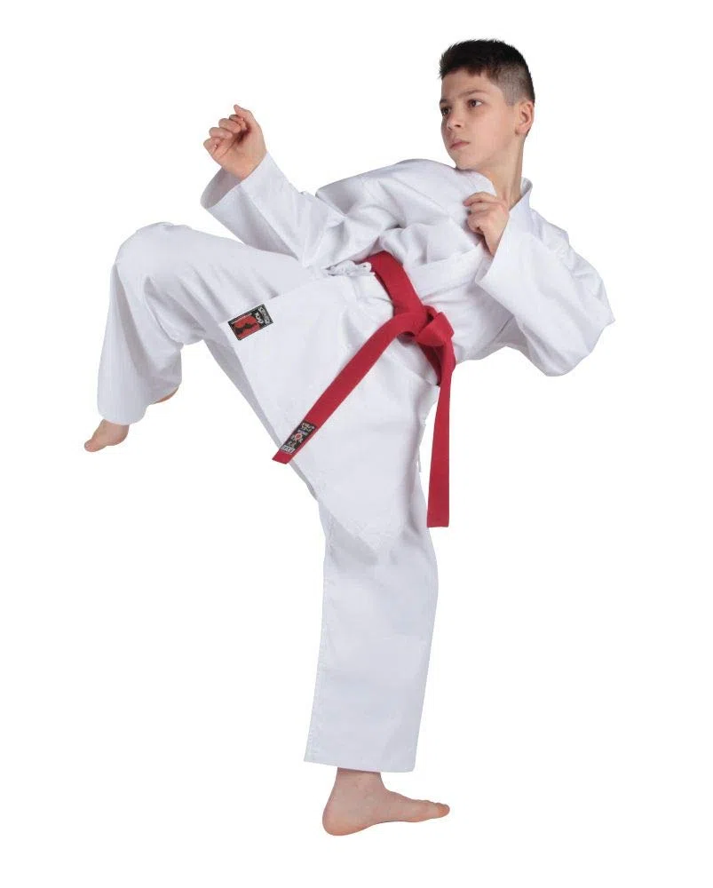 Karategi KYU - Tessuto 230 gr/m² - 100% Cotone - Divisa Bambino Ragazzo Karate Jujitsu Aikido Arti Marziali