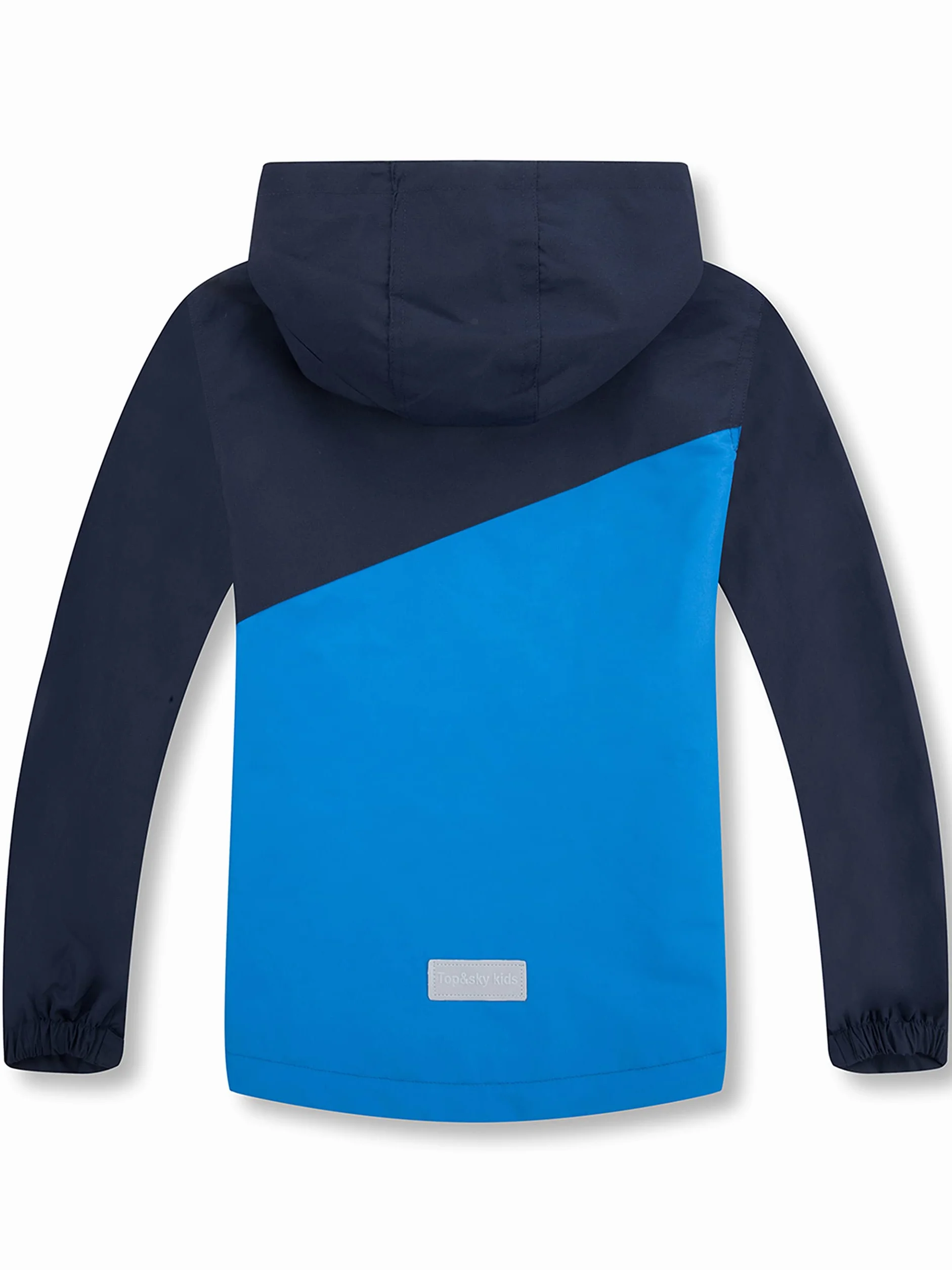 YoungSoul Giacca a Vento Impermeabile Color Block Bambino con Cappuccio
