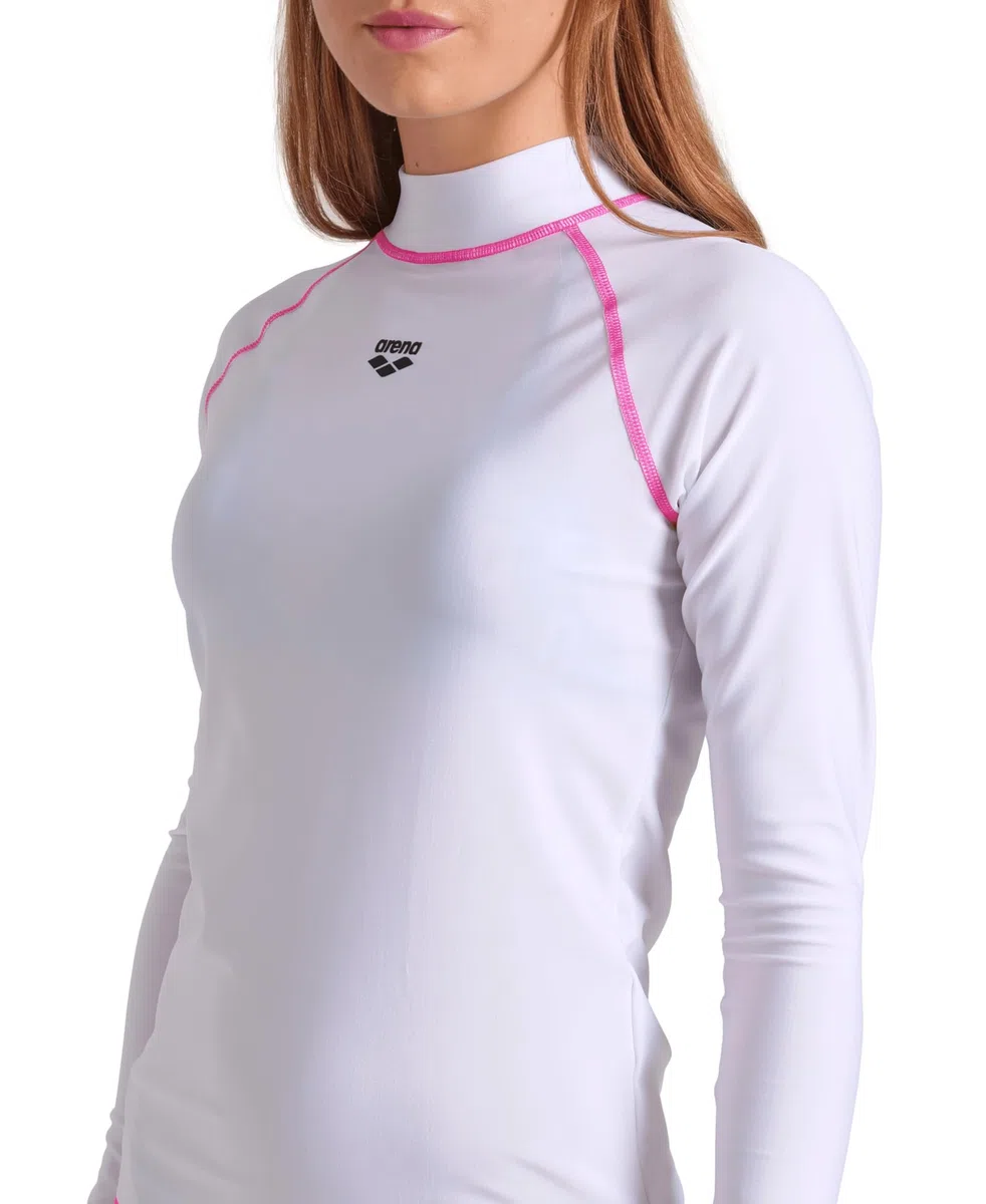 Arena Women's Arena Rash Vest L/S Graphic Rash Guard Shirt Donna