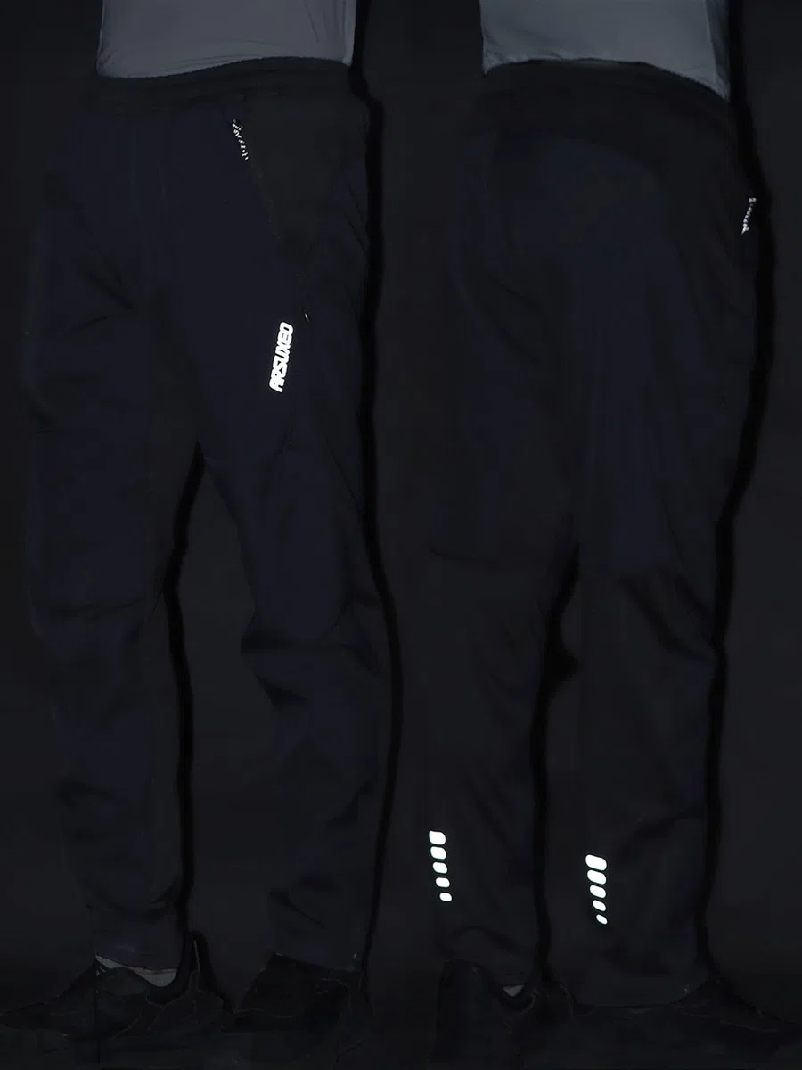 ARSUXEO Pantaloni da Ciclismo Invernali Uomo Pantaloni Bici Outdoor Pantaloni Sportivi Pantaloni Trekking con Tasche con Zip per Fitness, Campeggio, Arrampicata, Corsa e Sci D5