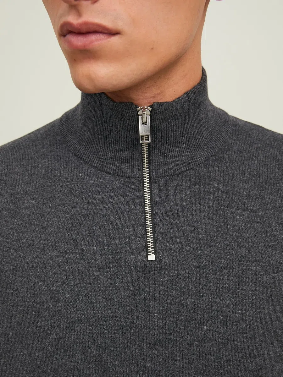 JACK & JONES Quarter Zip Plain Quarter Zip