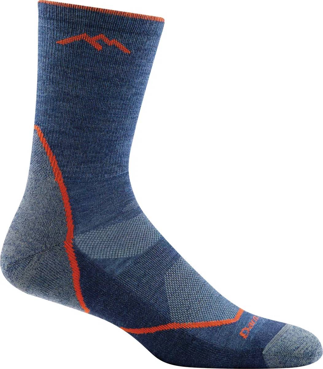 Darn Tough Light Hiker Micro Crew Light Cushion Light Hiker Micro Crew leggero con cuscino Uomo (Pacco da 1)