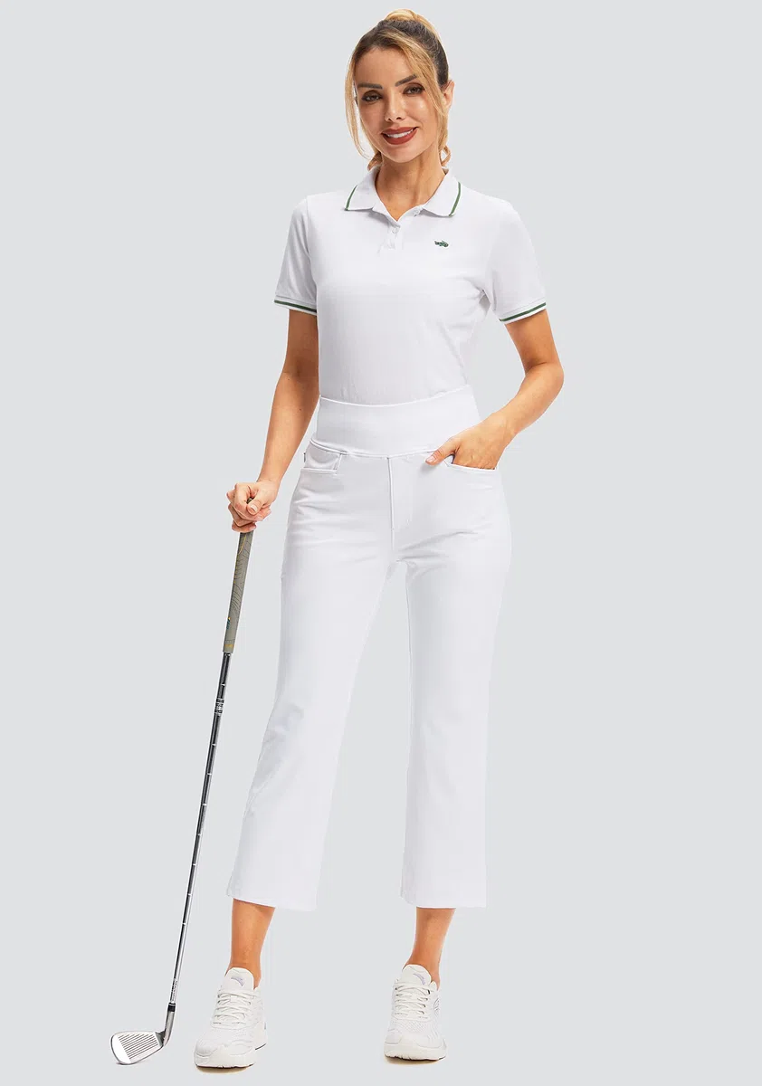 Soothfeel Pantaloni da golf donna con 5 tasche