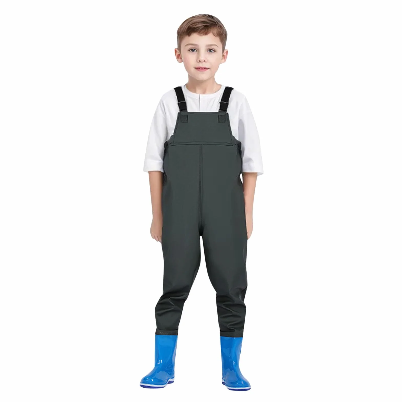 Generisch trampolieri per bambini, trampolieri da pesca, per bambini, impermeabili, per la caccia con stivali