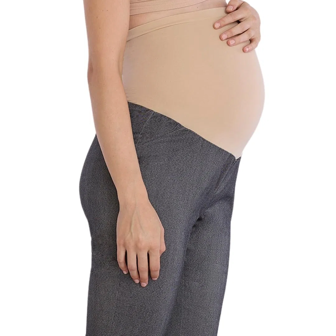 Motherhood Maternity - Maternity Comfortable Super Stretch Over The Belly Skinny Casual Dress Pant for Work Xs-3x, Pantaloni Casual Chic Donna