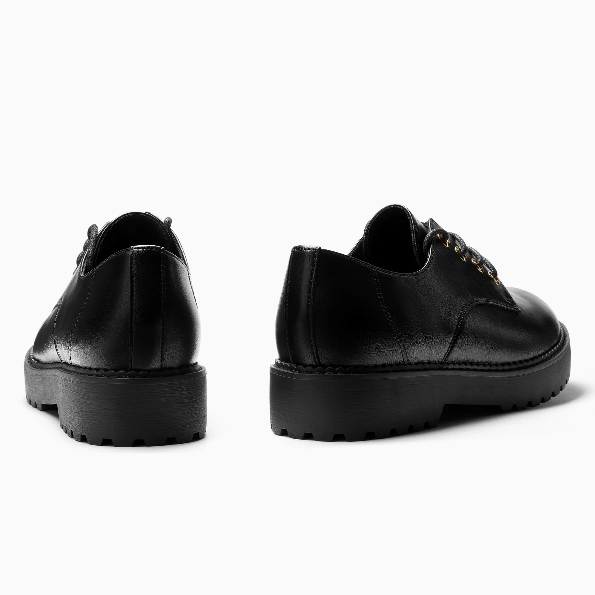 DREAM PAIRS Scarpe Eleganti Classiche da Donna con Cinturino a T e Tacco Oxford,Size 37,Nero/Pu,SDOX2202W-E
