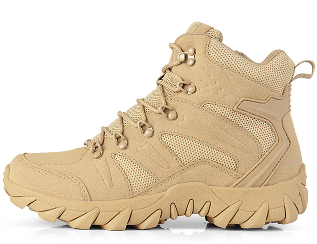 AS33 Stivali da Combattimento Militari da Uomo Arrampicata Traspirante Scarpe da Trekking Stivaletti da Allenamento dell'Esercito Stivaletti Tattici Jungle Desert