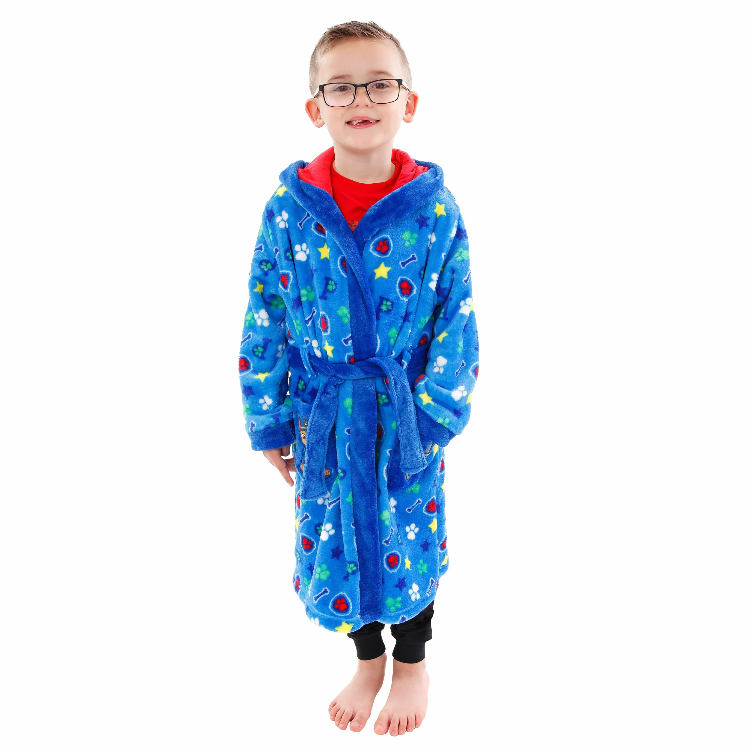 Paw Patrol Accappatoio Bambino | Vestaglia Pile Chase | Vestaglie per Bambini