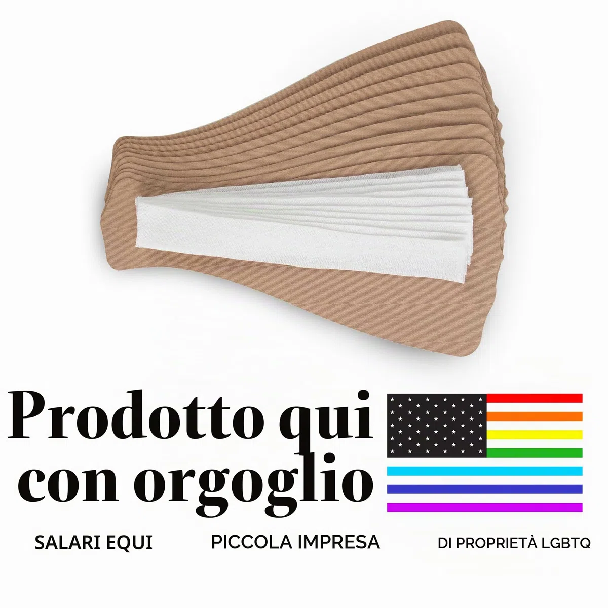 DressTech Tuck Yourself - Nastro adesivo per donne trans, crossdressers e drag queens, confezione da 10