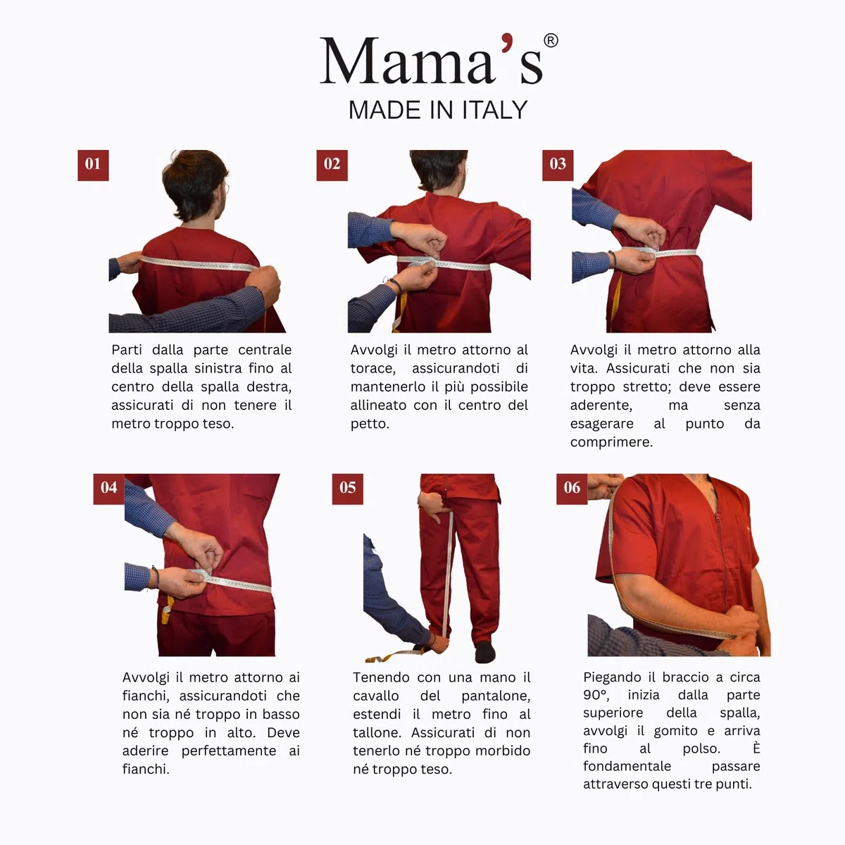 Mama's Divisa Sanitaria Donna/Uomo personalizzata manica lunga con cerniera e taschio ricamato incluso - No Stiro