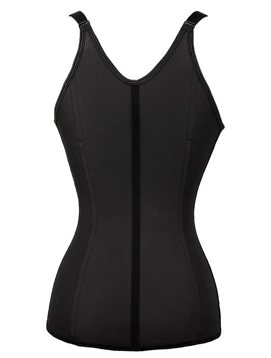 Everbellus Donna Latex Regolabile Shapewear Corsetto Bustino Vita Trainer Cincher Body Contenitivo Modellante Corpo Shaper con Spalline