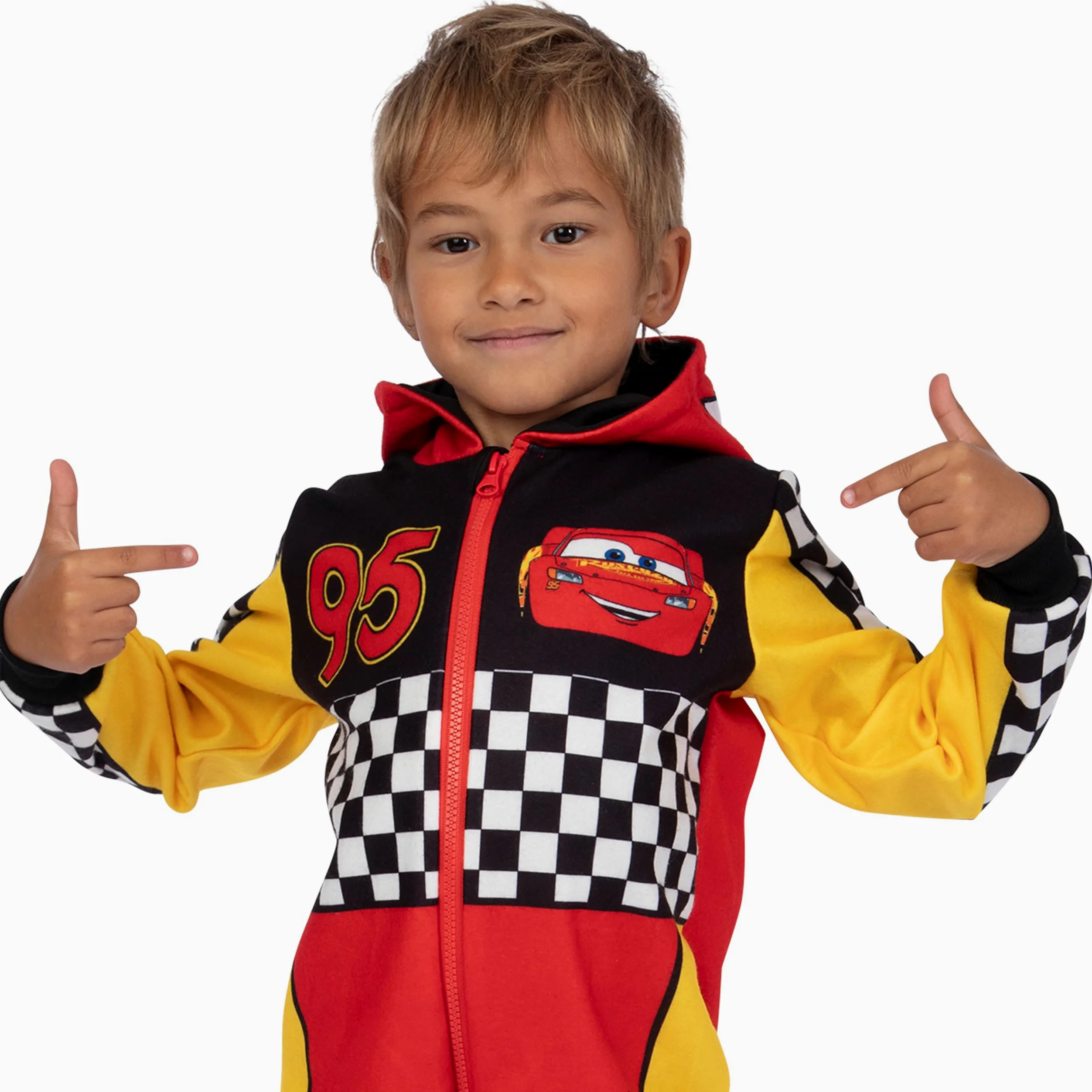 Disney Pigiama Cars | Saetta McQueen Bambini Pjs | Pigiama Intero Bambino | Pjs Pile Bambino | 18 Mesi E 8 Anni