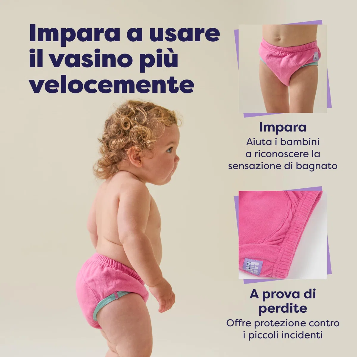 Bambino Mio Confezione da 5 | Mutandine di Apprendimento (3 a 4 anni/Festa in giardino) | Prodotto in Europa, Bimbi Bambini Cotone Lavabili