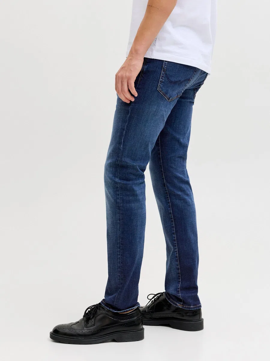 Jack&Jones Jeans Slim Glenn scambiato sul Davanti e Impunture a Vista.