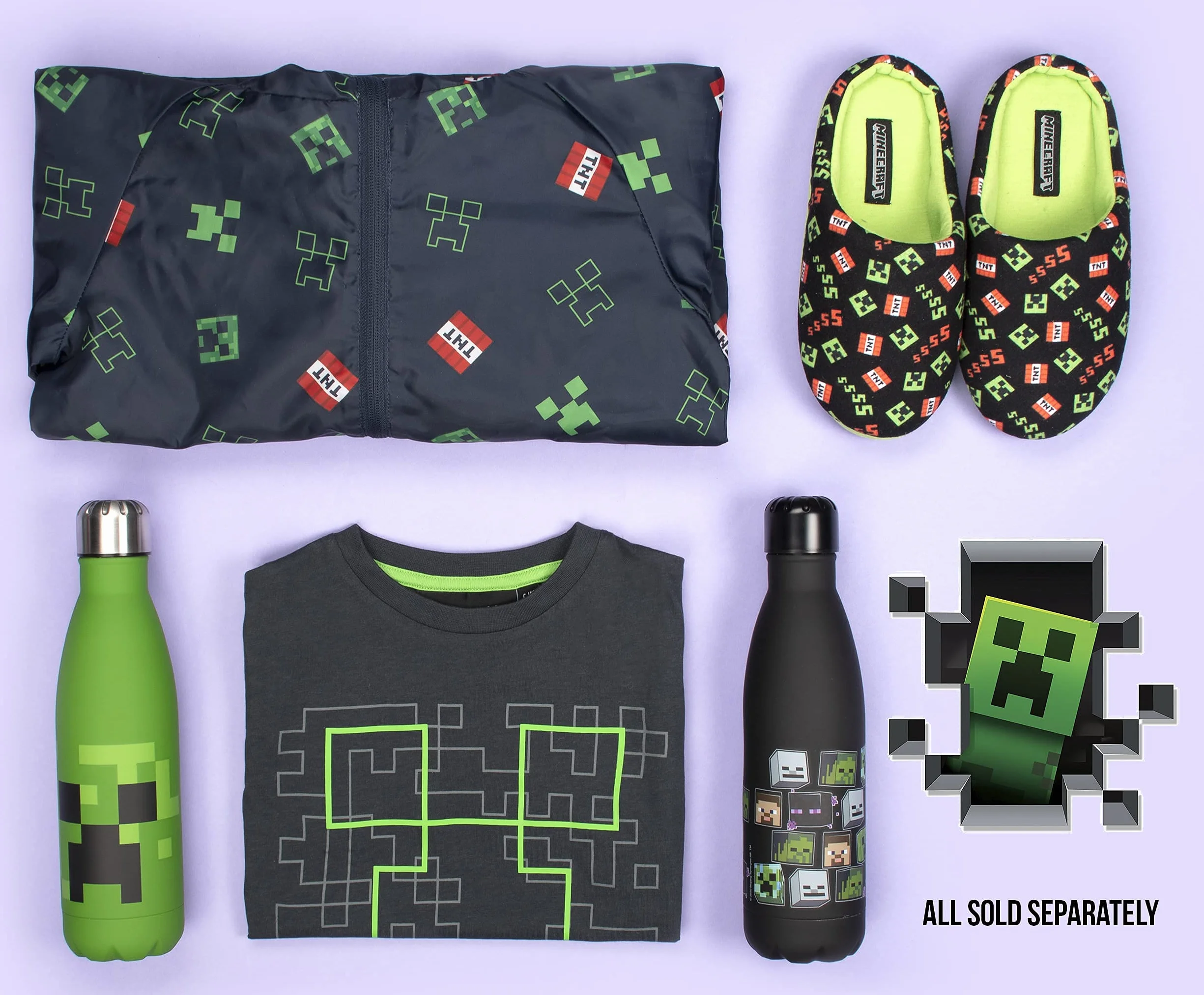 MINECRAFT WATERPROOF JACKET with Hood