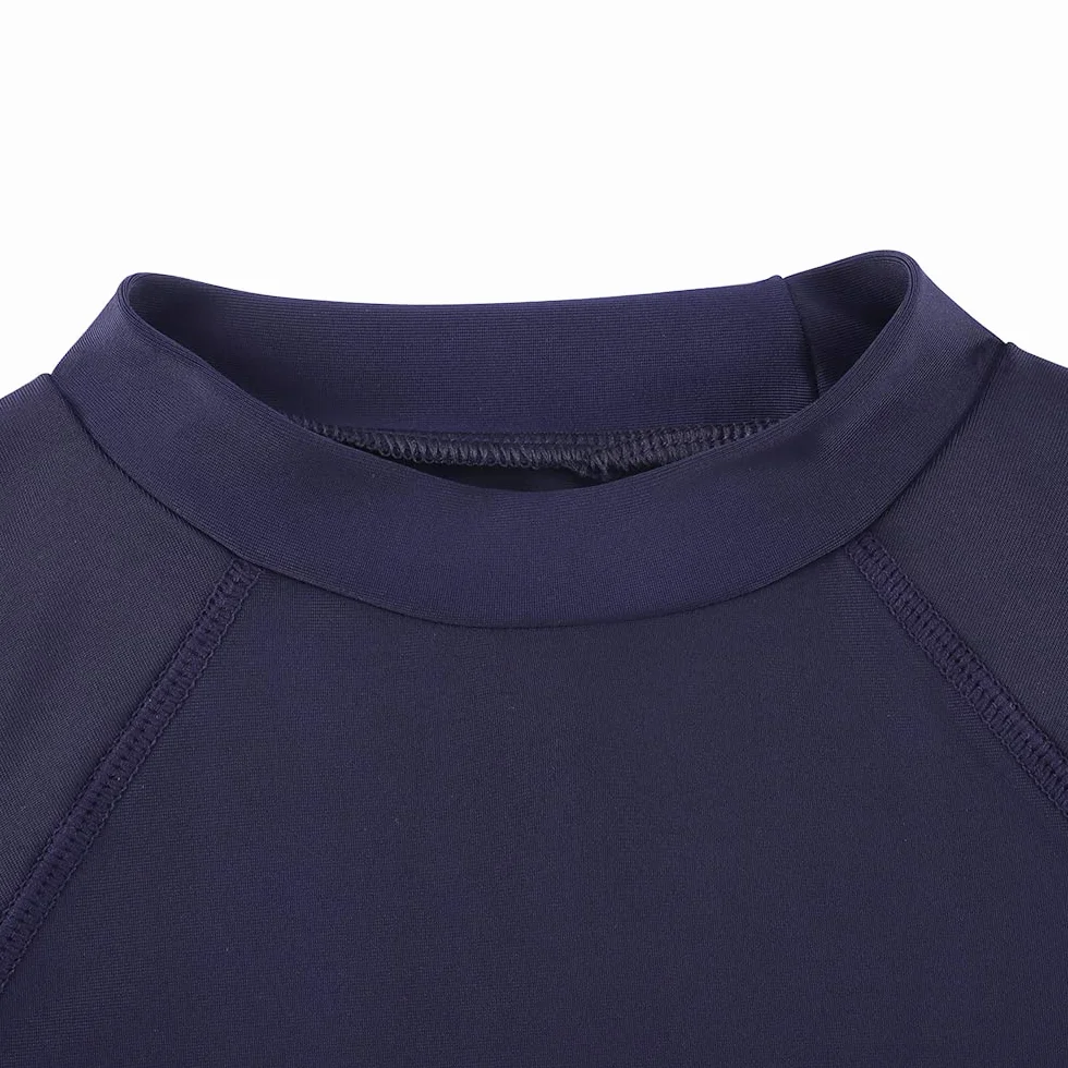 2 Pezzi Maglia Anti UV Nuoto Bambino UPF50+ Maglietta Piscina con Maniche Corte Costume da Bagno Ragazzi Asciugatura Rapida Magliette Rash Guard 5-14 Anni