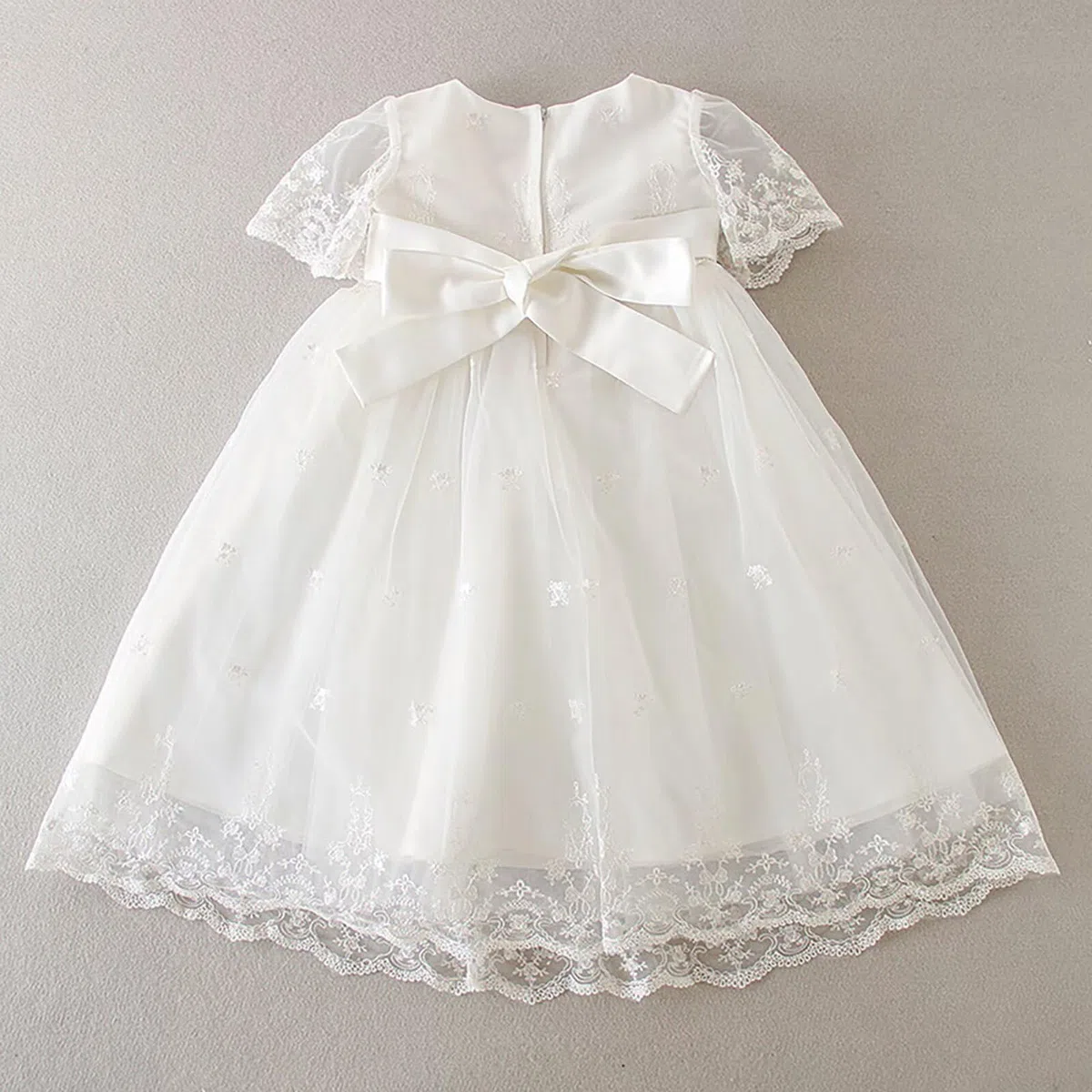 Abito Battesimo Bambina Abiti da Sposa Lunghi Bianchi Abiti da Sposa Formali per Neonati