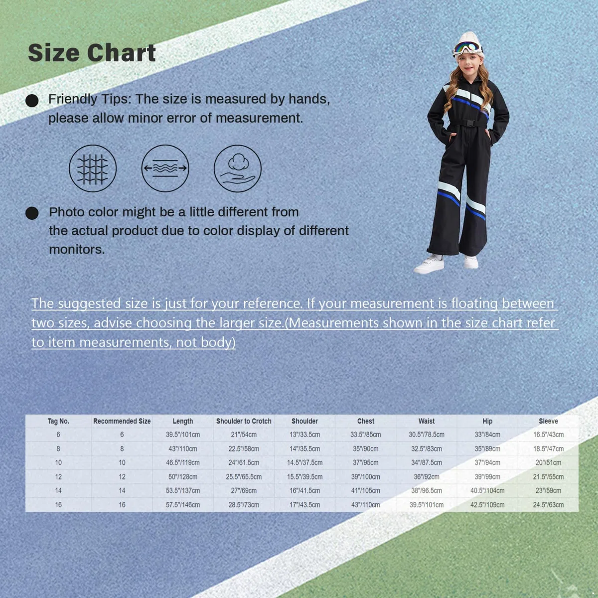dPois Tuta Intera Sci Bambina Tuta da Neve Ragazza Tuta Sportiva Esterno Overall Impermeabile Jumpsuit con Cappuccio Body con Cintura Pagliaccetto Sportivo Snowsuit