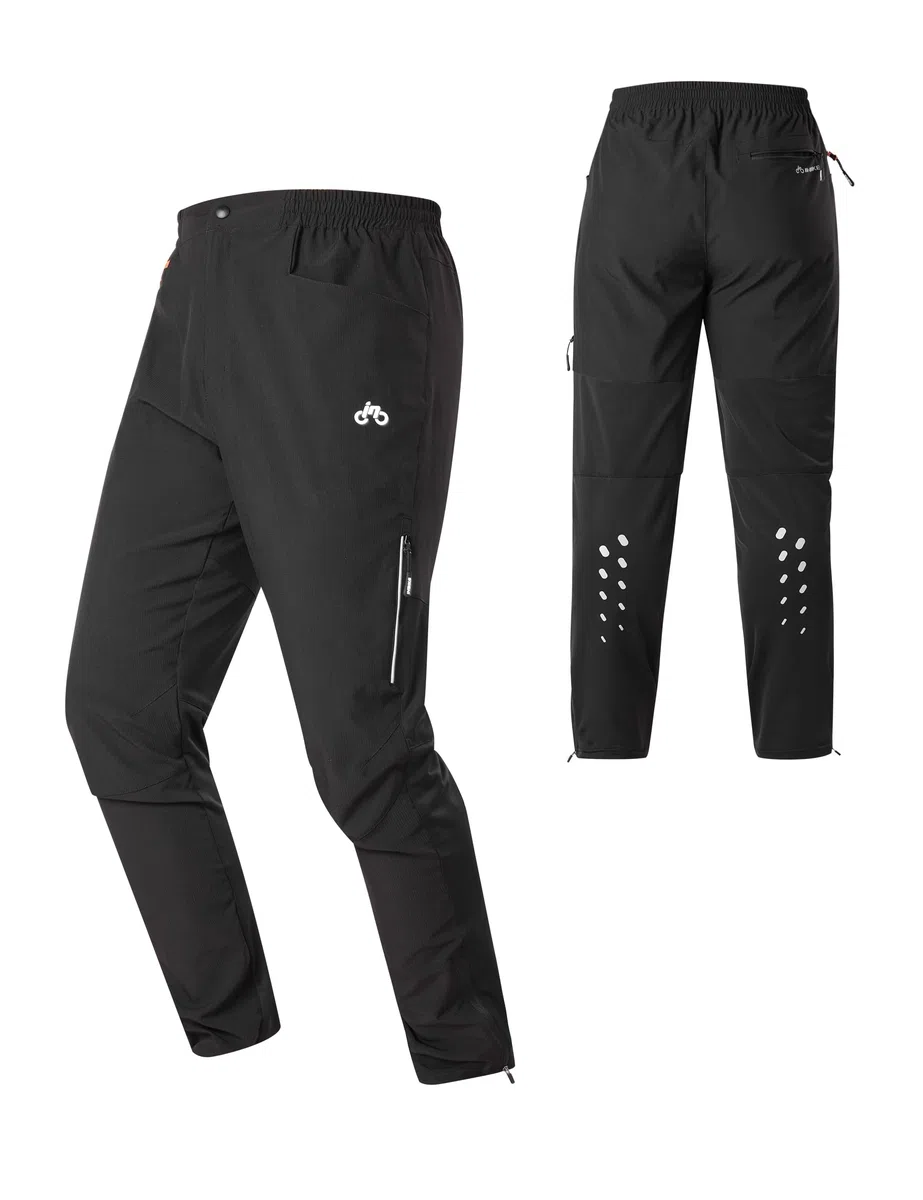 INBIKE Pantaloni Ciclismo Uomo Estivi Pantaloni da Trekking Pantaloni MTB Lunghi Leggeri Asciugatura Rapida Estivi Sportivo Vita Quotidiana Outdoor