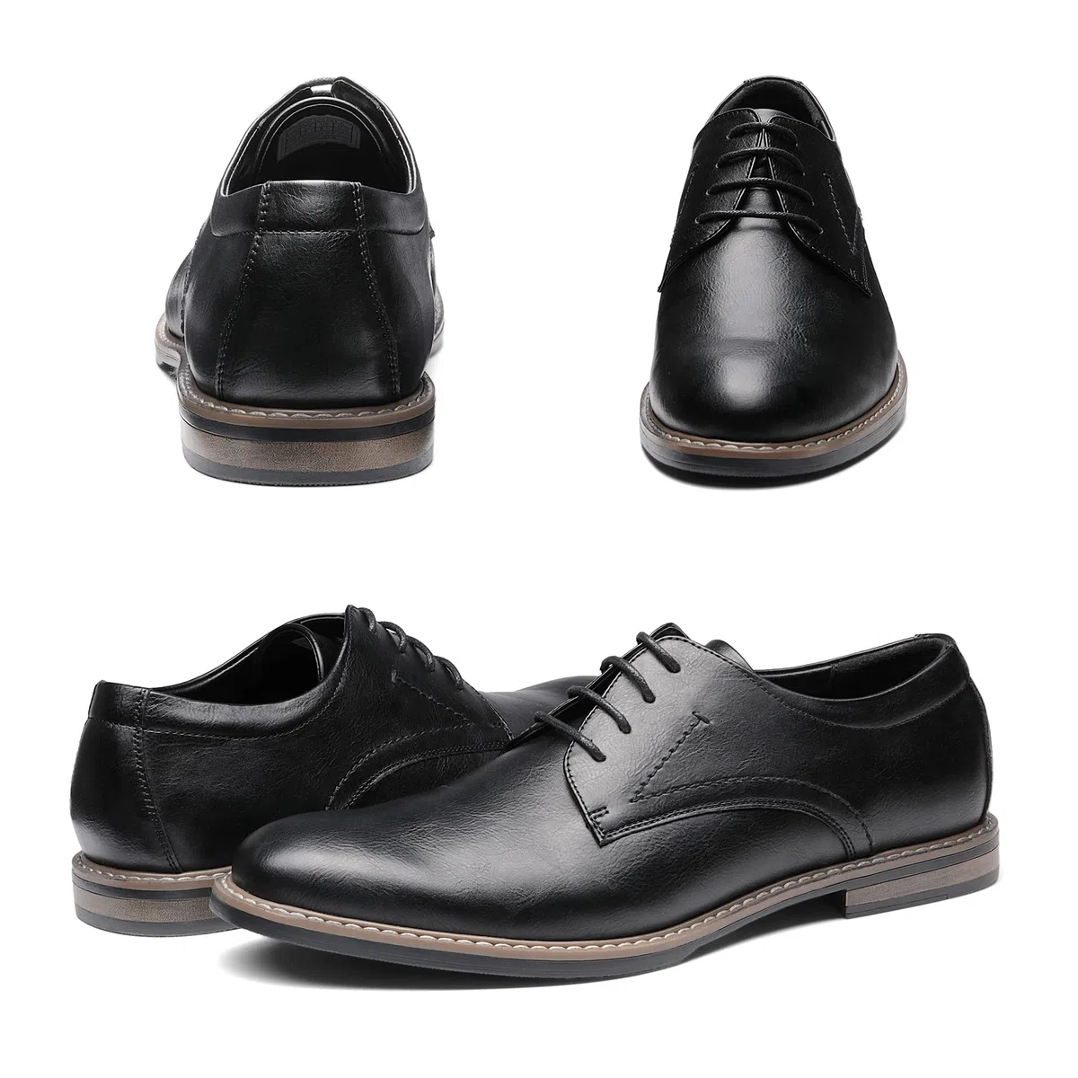 Bruno Marc Scarpe Oxford Derby Stringate Uomo Vintage Elegante Basse Allacciare Eleganti da Sposa