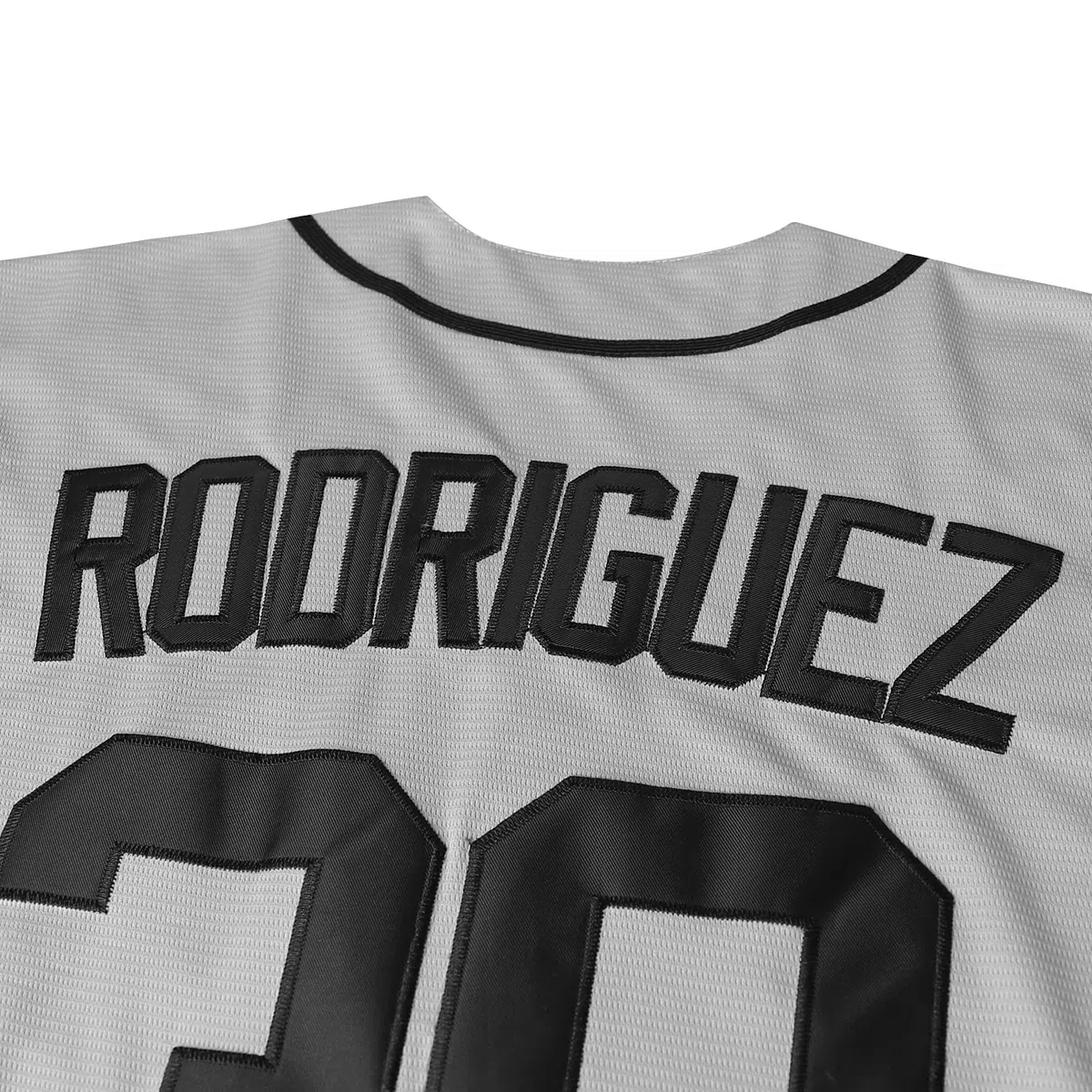 La maglia Sandlot Benny The Jet Rodriguez Michael Squints Palledorous Alan Yeah-Yeah McClennan Movie Baseball Jersey, 30 Rodriguez Grigio, M