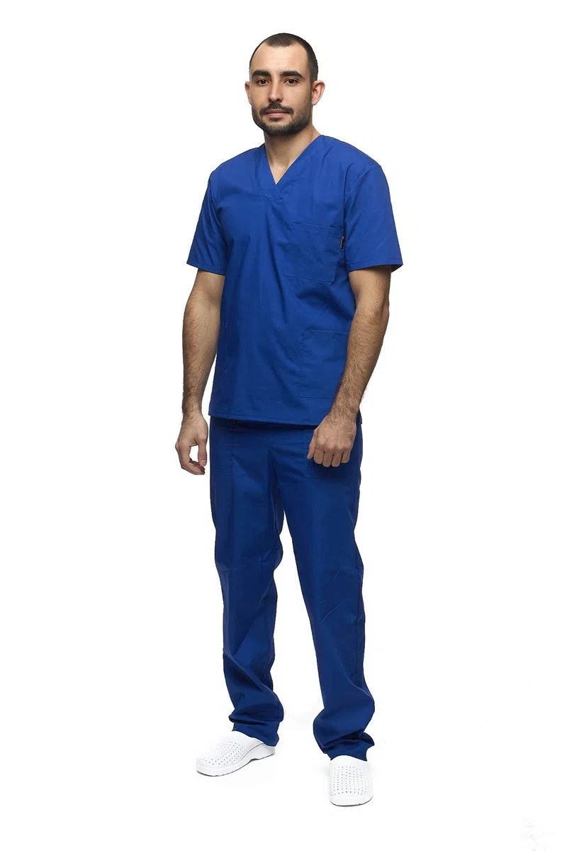 Mazalat - Set Unisex per Uniforme Medica, con Casacca e Pantaloni, Set di Strofinacci Medici, Abbigliamento da Lavoro