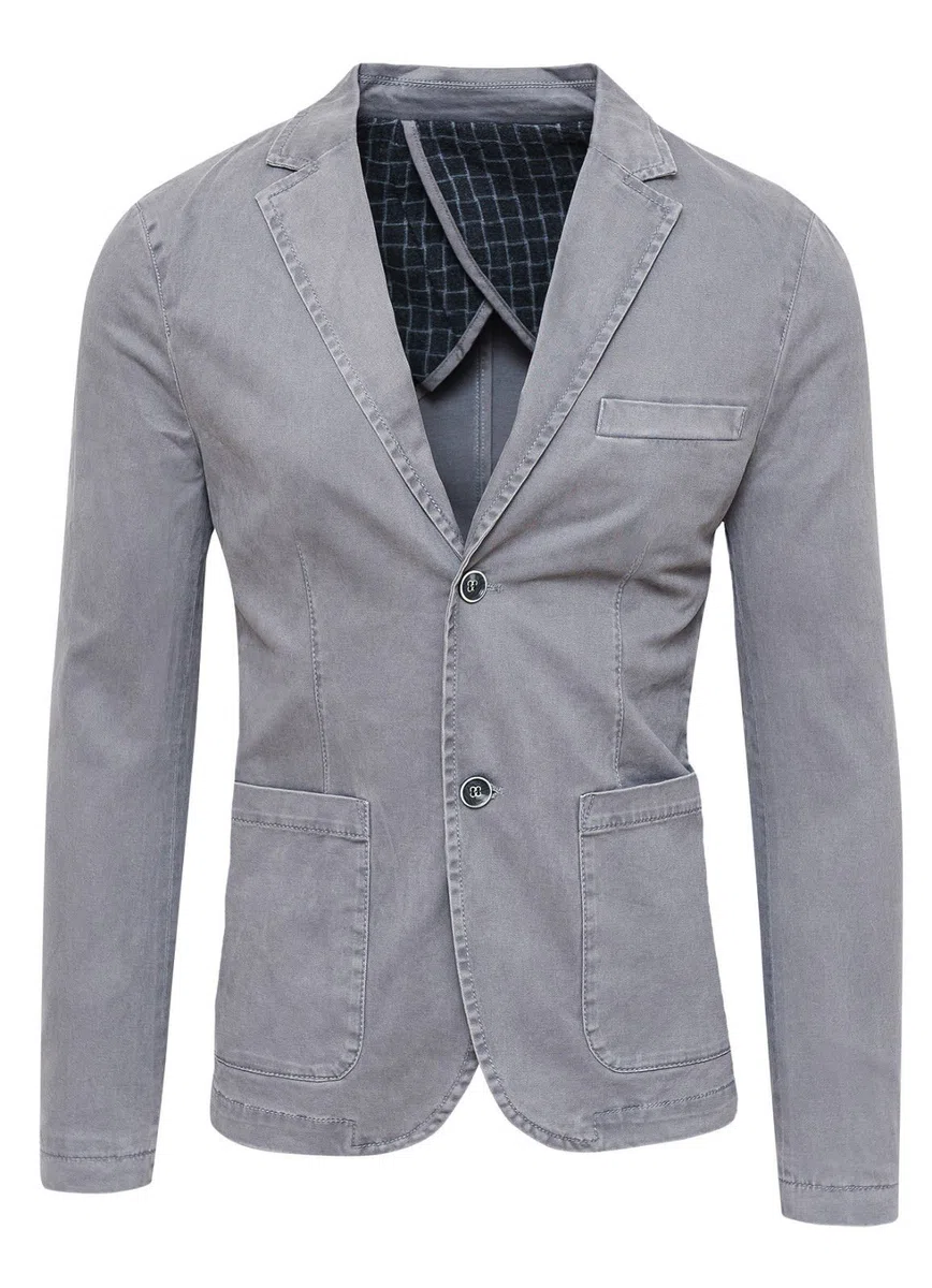 Evoga Giacca Uomo Sartoriale Slim Fit Blazer Casual Elegante in Cotone