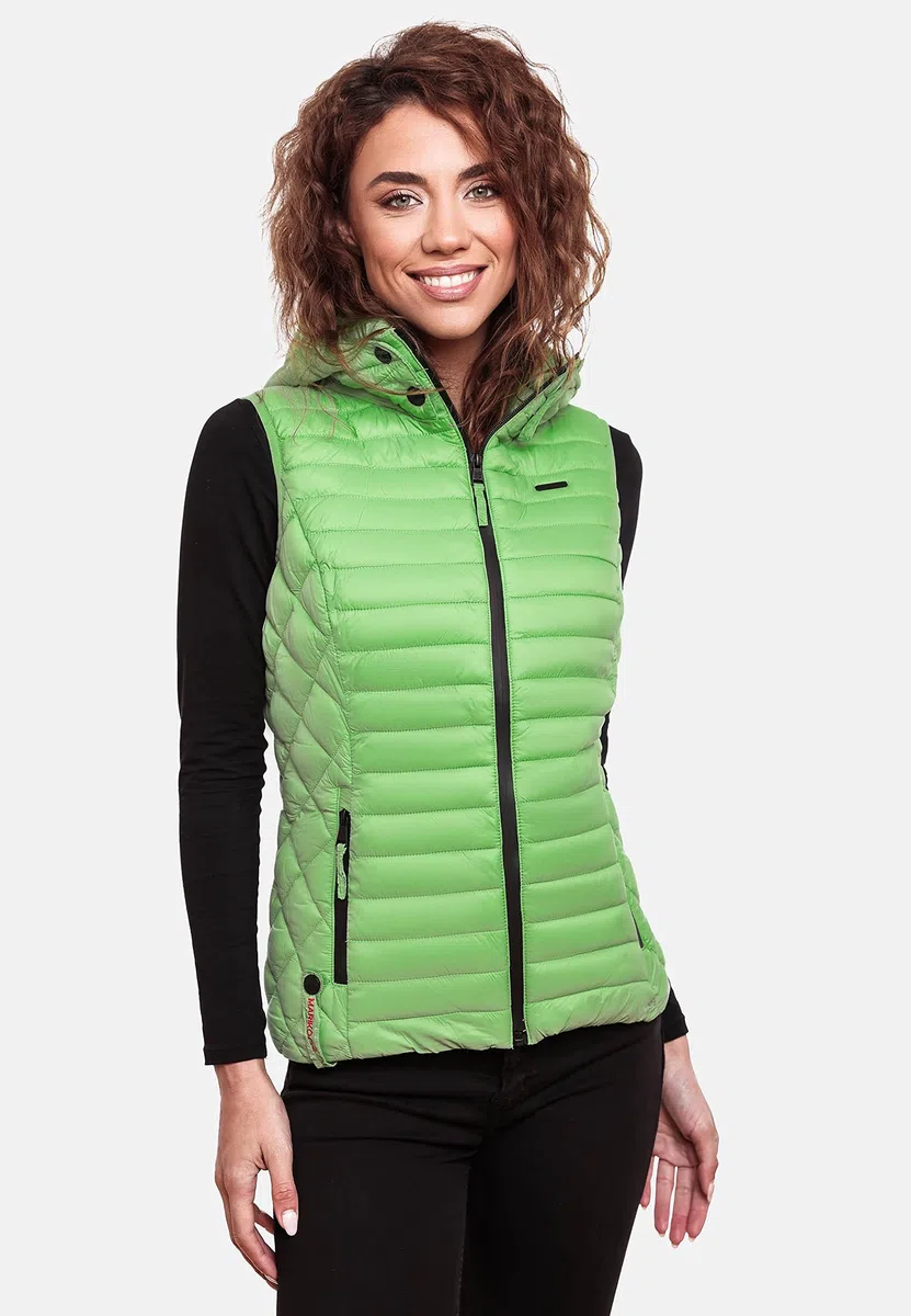 MARIKOO Giacca da donna per le mezze stagioni, con cappuccio rimovibile, taglia XS-3XL