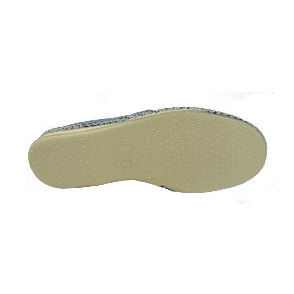 EMANUELA Scarpa Uomo Estiva con Strappo Regolabile Art. 5225 Remart Blu.
