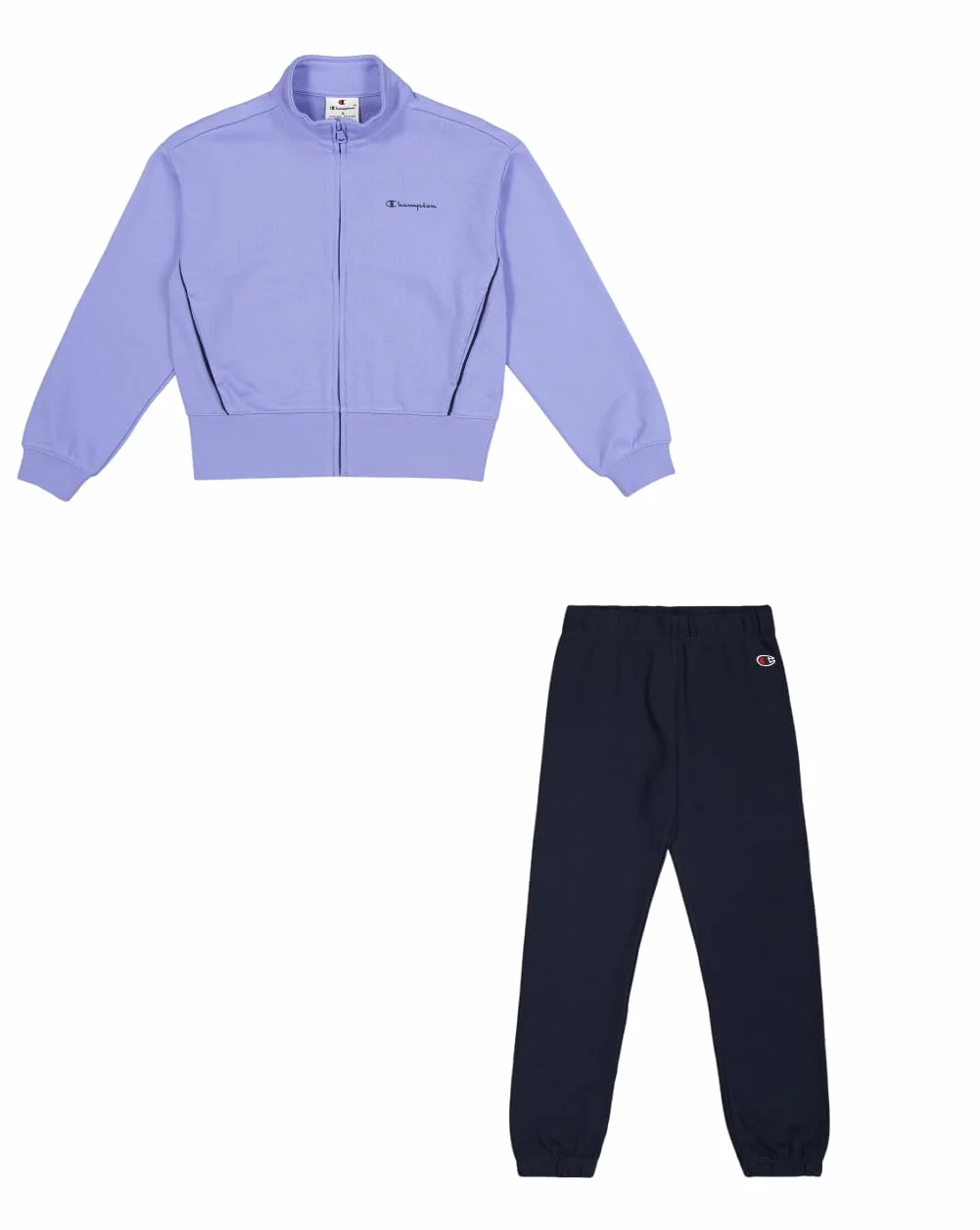 Champion Legacy Girl - Full Zip Sweatsuit Elastic Cuff Tuta da allenamento Bambine e ragazze (Pacco da 1)