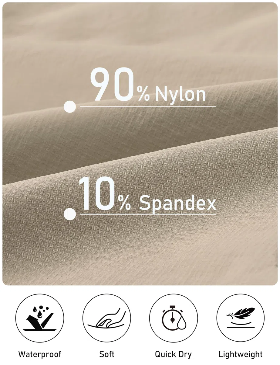 MoFiz Pantaloncini Cargo da Donna, Pantaloncini da Escursionismo da Donna con Tasche, Trekking Impermeabili Leggeri Cargo Pantaloncini da Donna, per all'aperto, Sportivi, Estivi