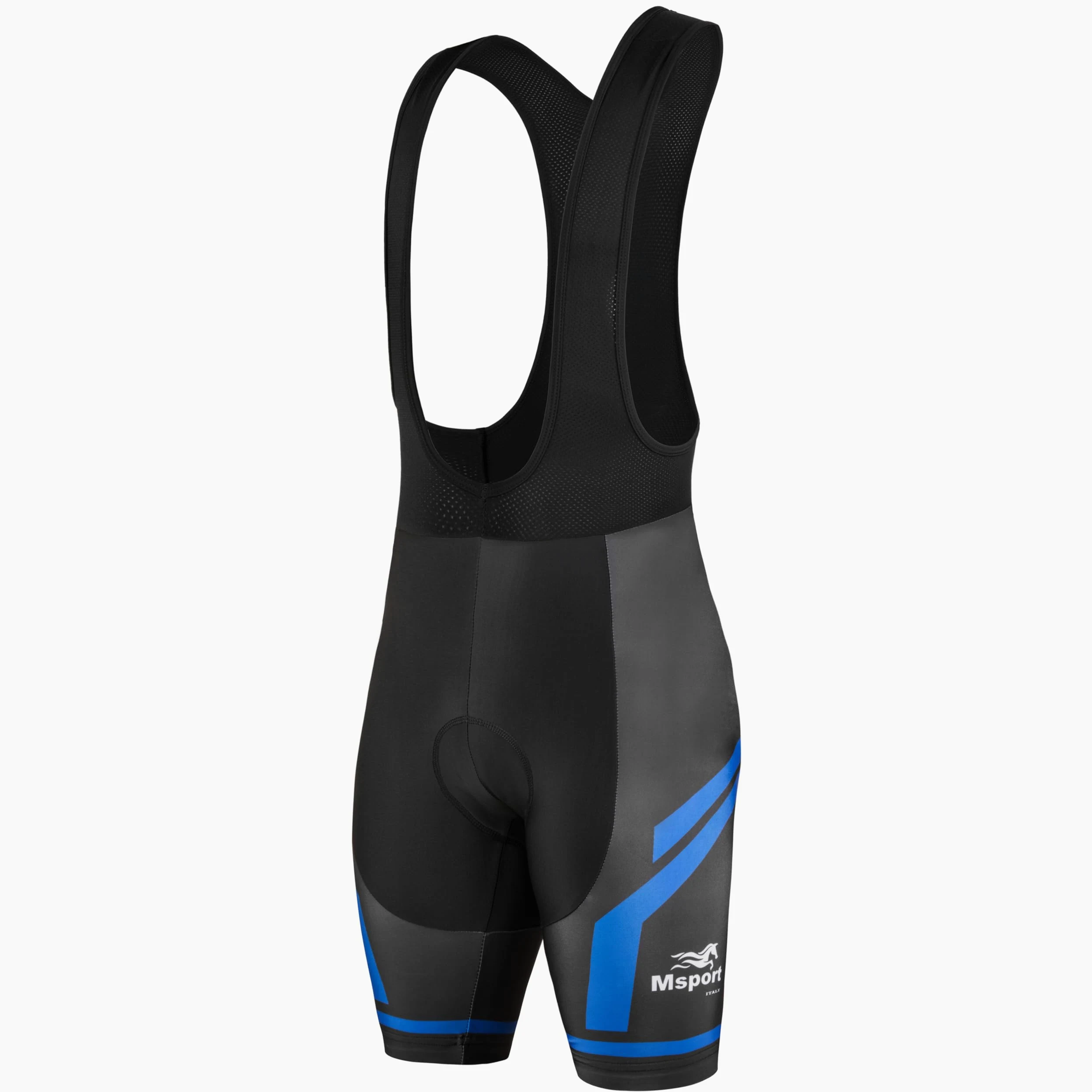 Msport Set Completo Abbigliamento Ciclismo – Maglia + Salopette con Pantaloncini Imbottiti in Gel 5D Antishock