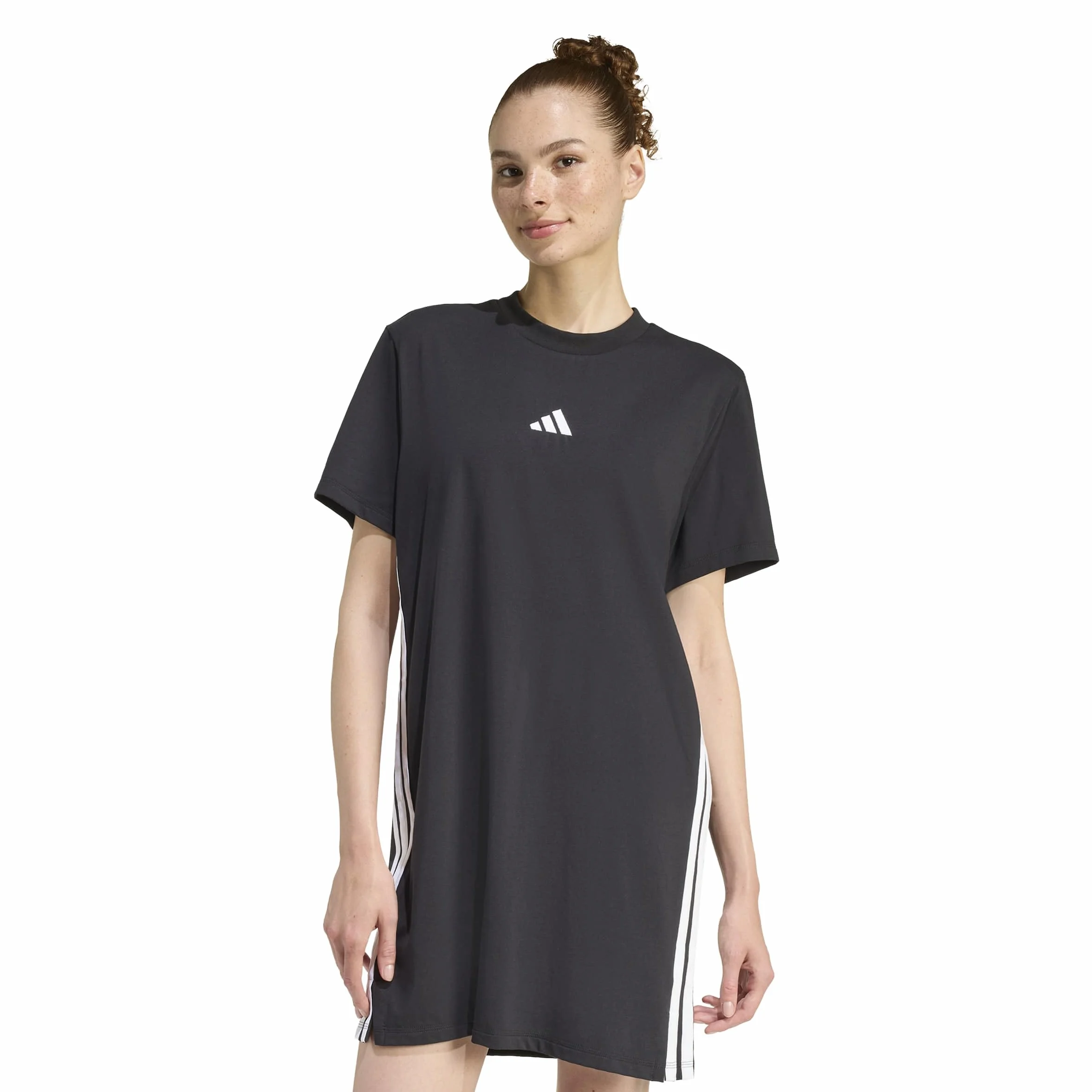 adidas Women T-Shirt Dress Essentials 3-Stripes