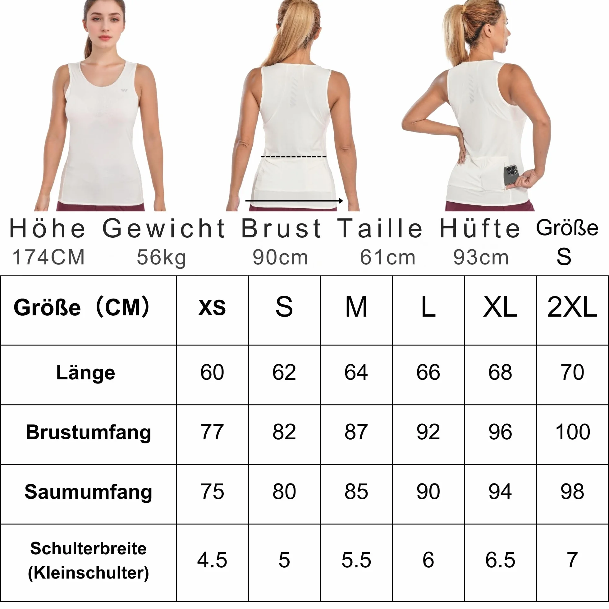 Lo.Gas, maglia da ciclismo da donna, senza maniche, traspirante, per ciclismo, mountain bike, sport, da donna, 4 tasche