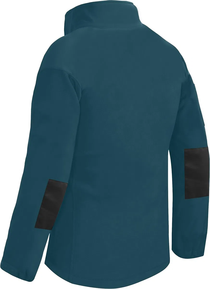 ACE Giacca in pile da uomo - calda giacca outdoor senza cappuccio per uomo - zip a tutta lunghezza e tre tasche